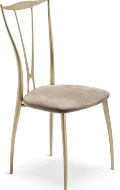 Sedia in metallo modello Vilma di Cantori