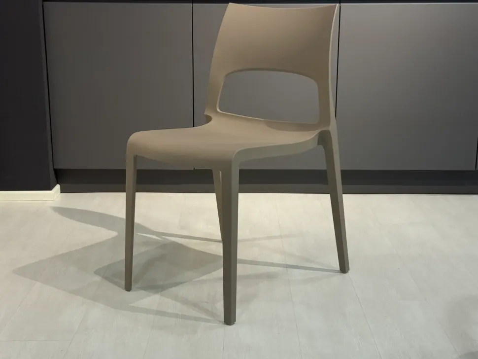 Sedia in plastica impilabile Set 4 sedie idole in offerta