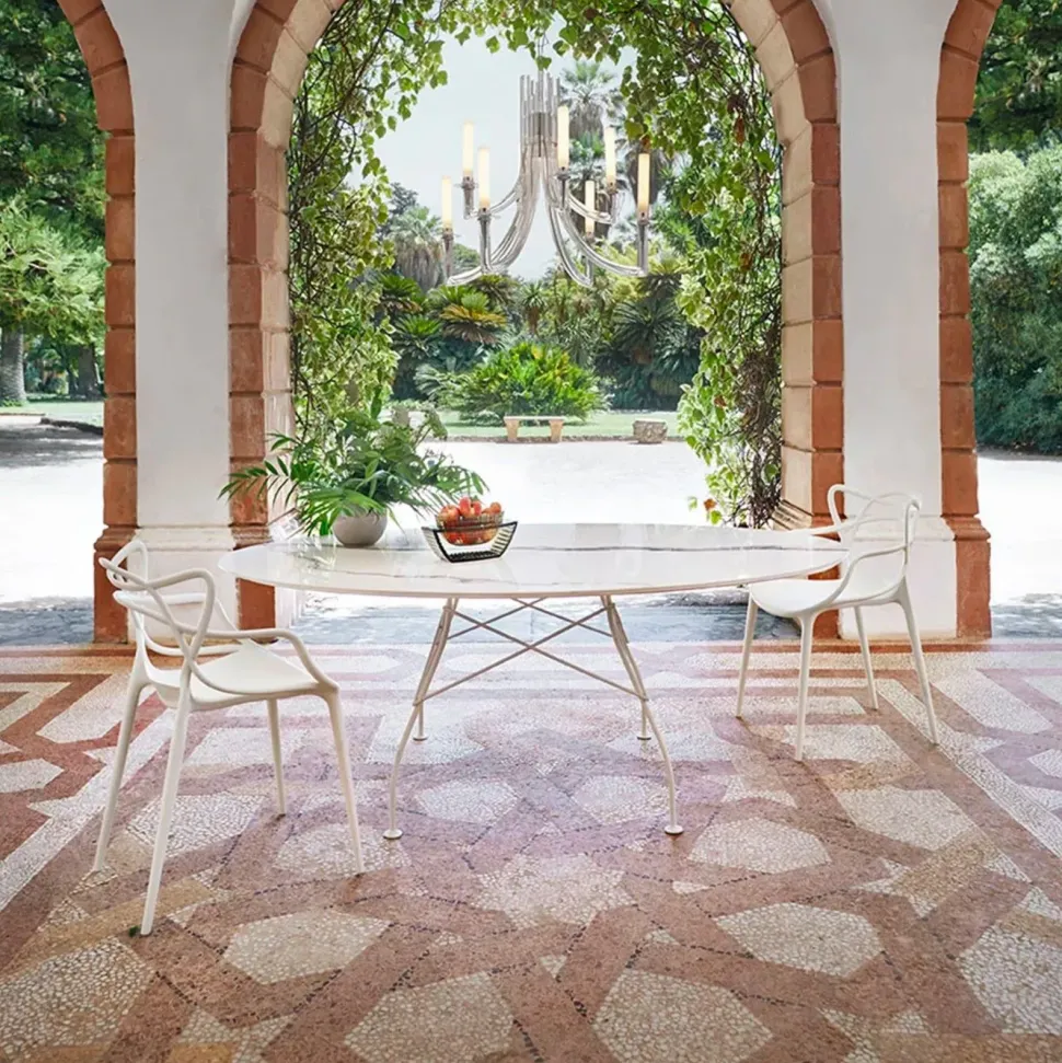 Sedia in plastica modello Masters di Kartell