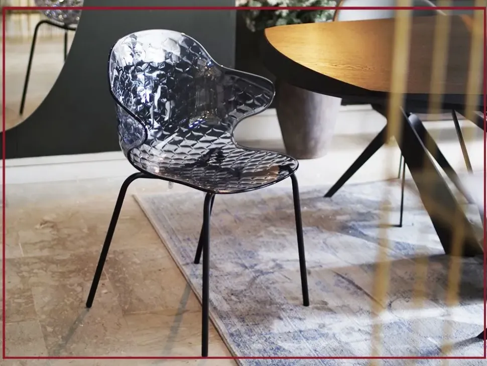 Sedia in plastica modello Saint tropez di Calligaris