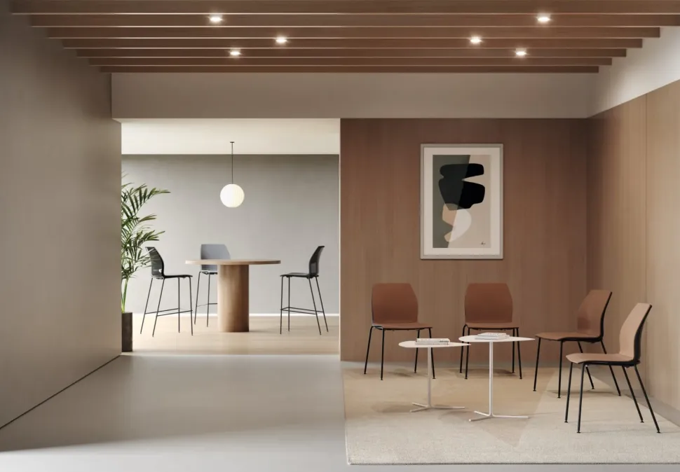 Sedia in plastica senza braccioli Kalea scontata