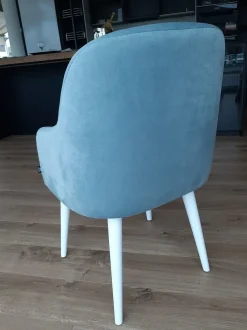 Sedia in tessuto con braccioli Poltroncina in offerta