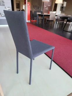 Sedia in tessuto con schienale medio Linea in offerta
