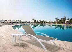 Sedia Lettino prendisole olivia bianco per l'esterno a marchio Md work a prezzi convenienti