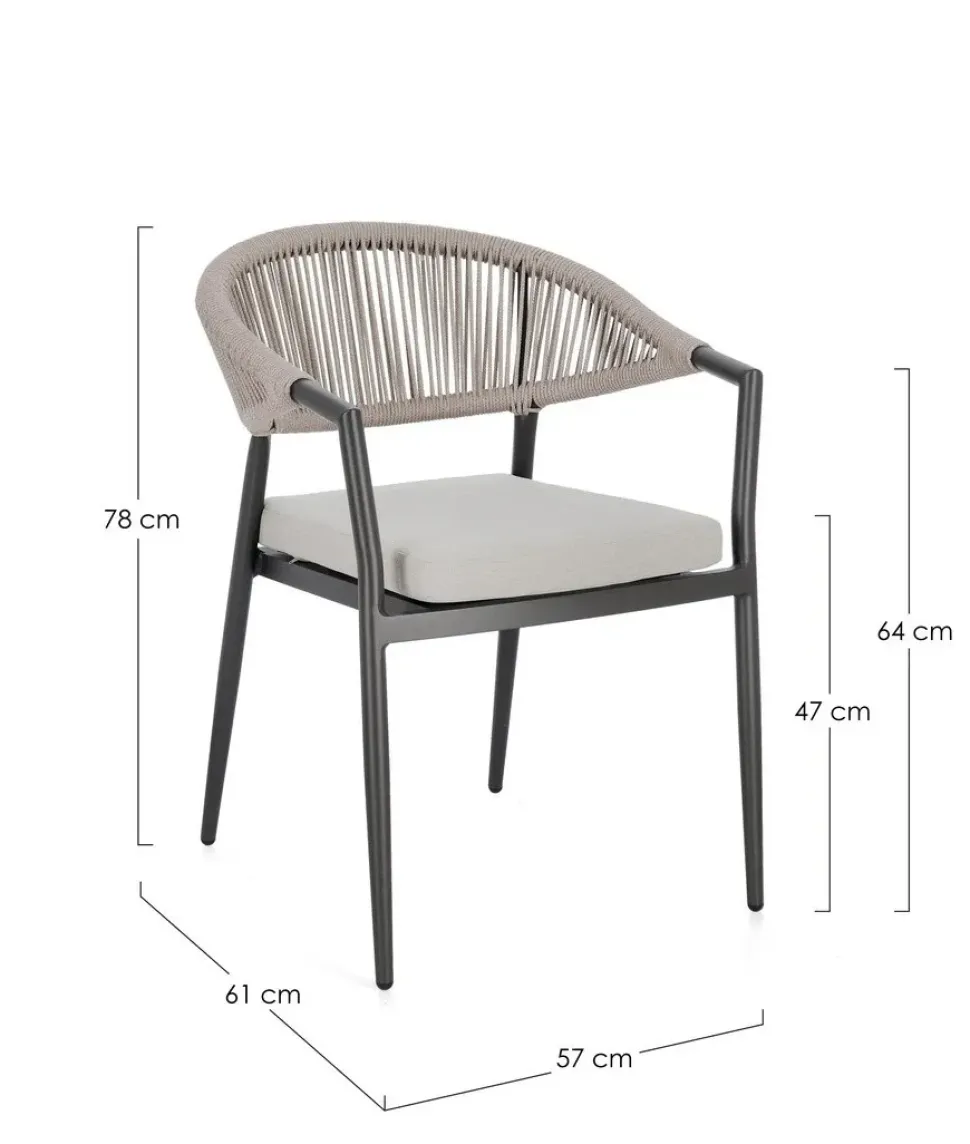 Sedia Millor da giardino a marchio Bizzotto con forte sconto