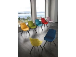 Sedia modello Bilbao con schienale medio di Target point