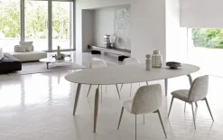 Sedia modello Briscola senza braccioli di Flou