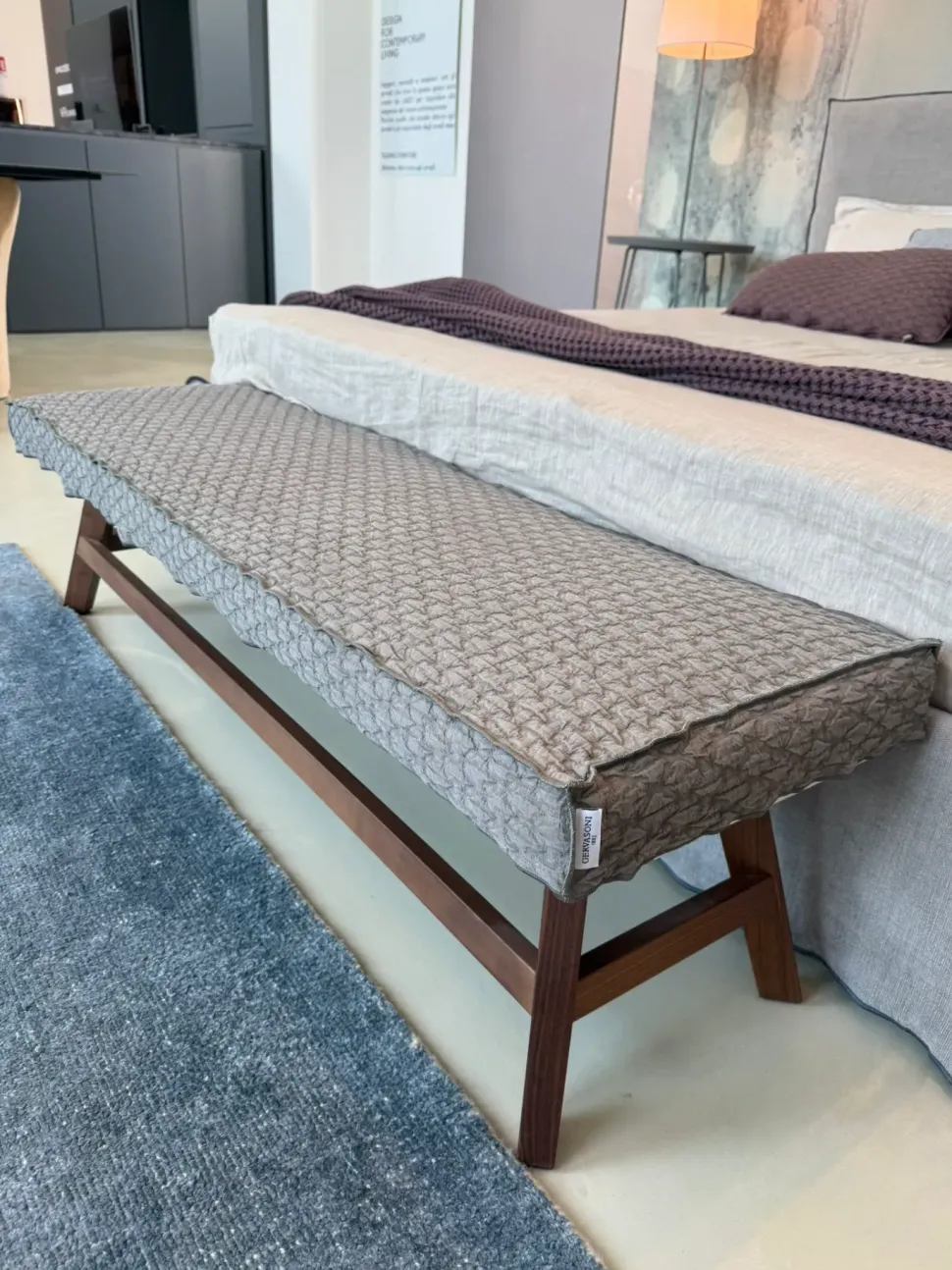 Sedia modello Gervasoni panchetta gray a marchio Gervasoni scontata del 35%