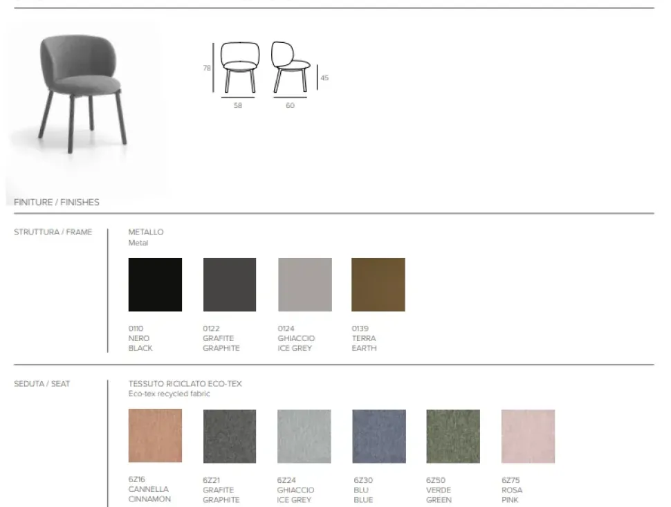 Sedia modello Kyoto di Target point a prezzo riservato