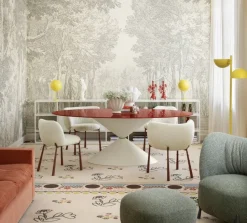 Sedia modello Mys con schienale medio di Midj