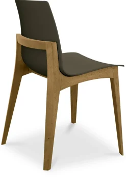 Sedia modello Sedia legno laccato sedile plastica a marchio Mobilia web scontata del 73%