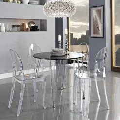 Sedia modello Victoria ghost senza braccioli di Kartell