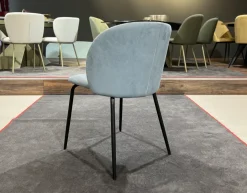 Sedia Mood da cucina realizzata in tessuto scontata del 60%