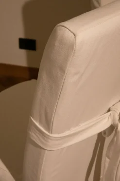 Sedia N. 4 sedie con fiocco sfoderabili Artigianale con un ribasso vantaggioso