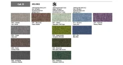 Sedia operativa in ecopelle Comfort con poggiatesta a marchio Las mobili a prezzi convenienti