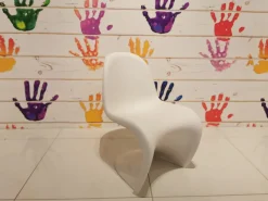 Sedia Panton junior bianca  Vitra SCONTATA a PREZZI OUTLET
