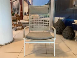 Sedia per l'esterno Solaria a marchio Poltrona frau in offerta