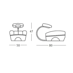 Sedia Primate di Zanotta in OFFERTA OUTLET -20%