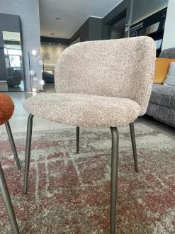 Sedia Sedia mood zamagna  da soggiorno realizzata in tessuto scontata del 38%