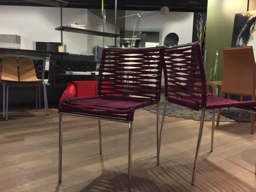 Sedia senza braccioli Aria Artigianale a prezzo ribassato