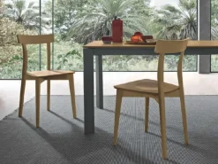 Sedia senza braccioli Grace di Fgf mobili in Offerta Outlet