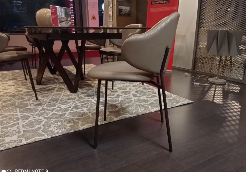 Sedia senza braccioli Holly Calligaris in Offerta Outlet