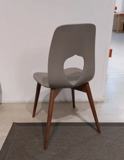 Sedia senza braccioli Hole wood  di Tonin casa in Offerta Outlet