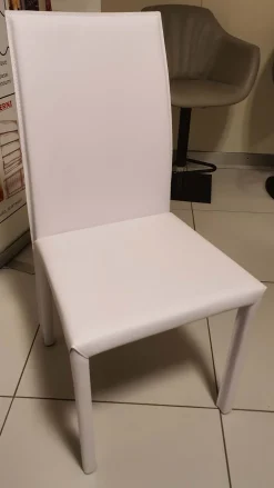 Sedia senza braccioli Inn bianca di Ozzio a prezzo scontato