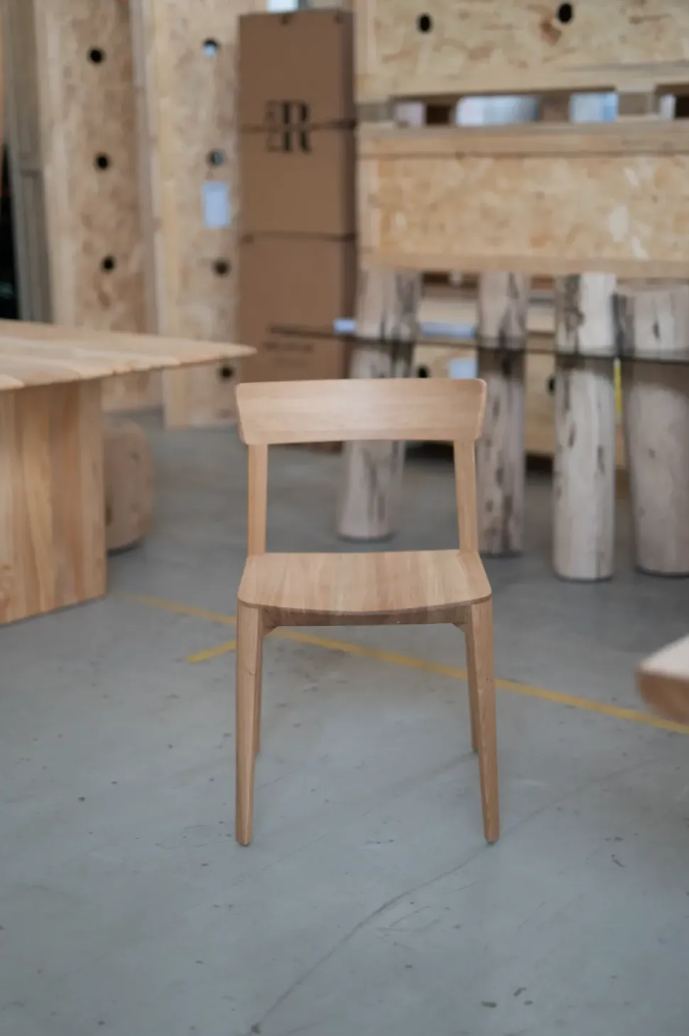 Sedia senza braccioli Mia di Riva 1920 a prezzo scontato