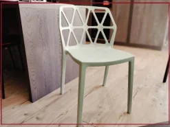 Sedia senza braccioli modello Alchemia a prezzo riservato