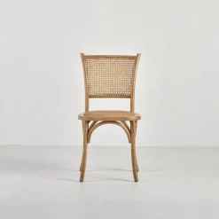 Sedia senza braccioli Ottavia di Dialma brown a prezzo Outlet