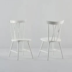 Sedia senza braccioli Paulina di Dialma brown a prezzo scontato