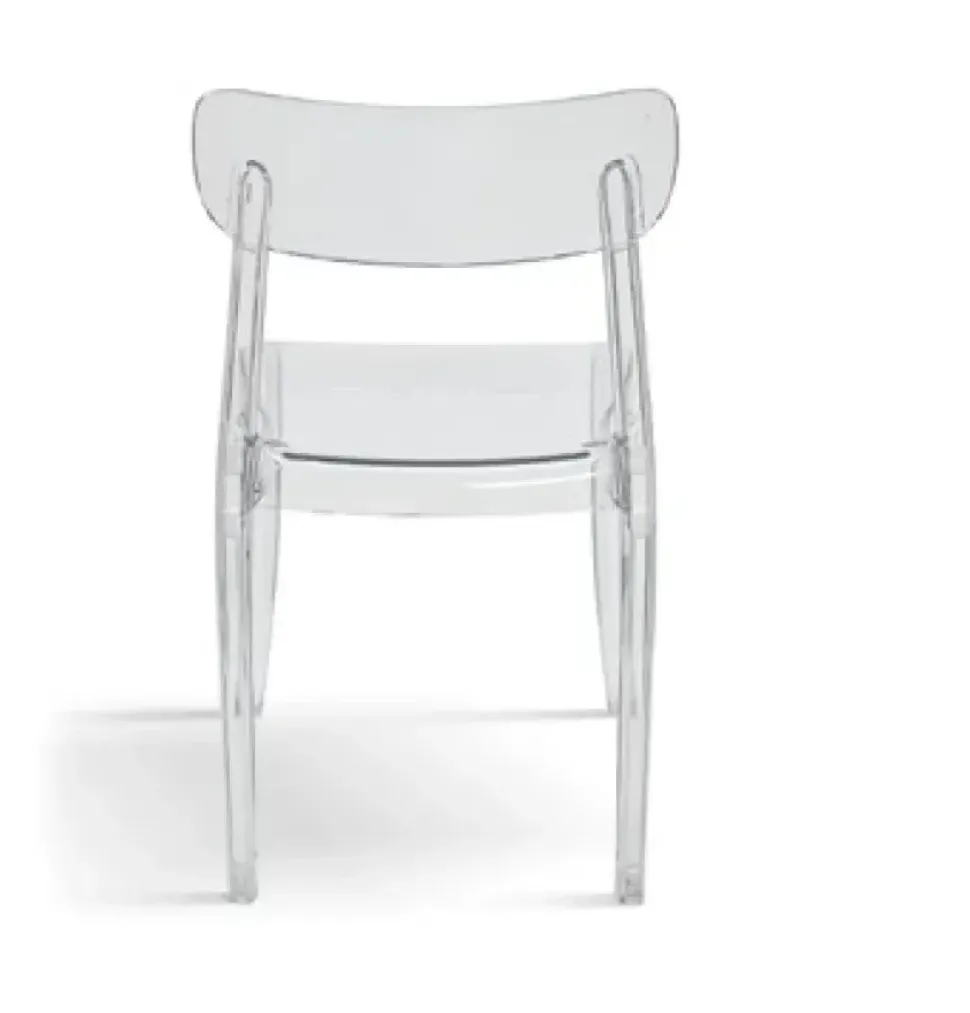 Sedia senza braccioli Sedia trasparente di Md work a prezzo Outlet