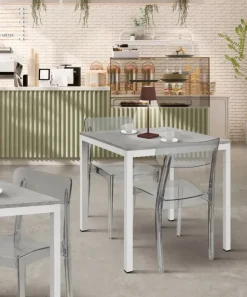 Sedia senza braccioli Sedia trasparente di Md work a prezzo Outlet