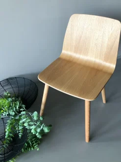 Sedia senza braccioli Varya wood di Inclass a prezzo ribassato