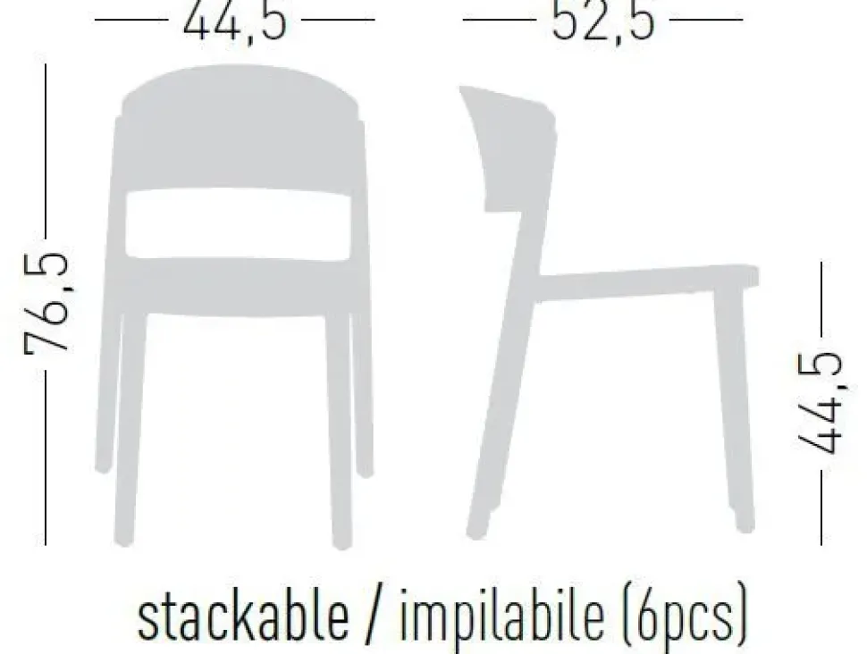 Sedia Set 4 sedie abuela Gaber a prezzo scontato