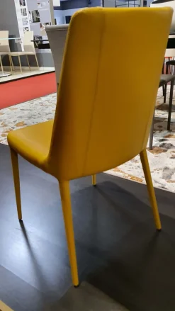 Sedia Sofia gialla Ozzio con un ribasso vantaggioso