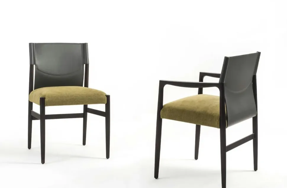 Sedia Sveva con braccioli Porada a prezzo scontato