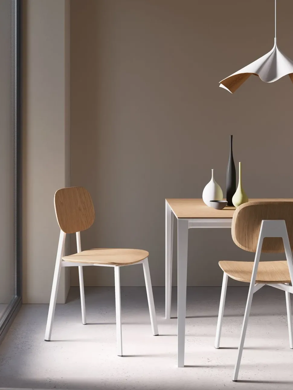 Sedia Tata 1 impiallacciata Point house in OFFERTA OUTLET -25%