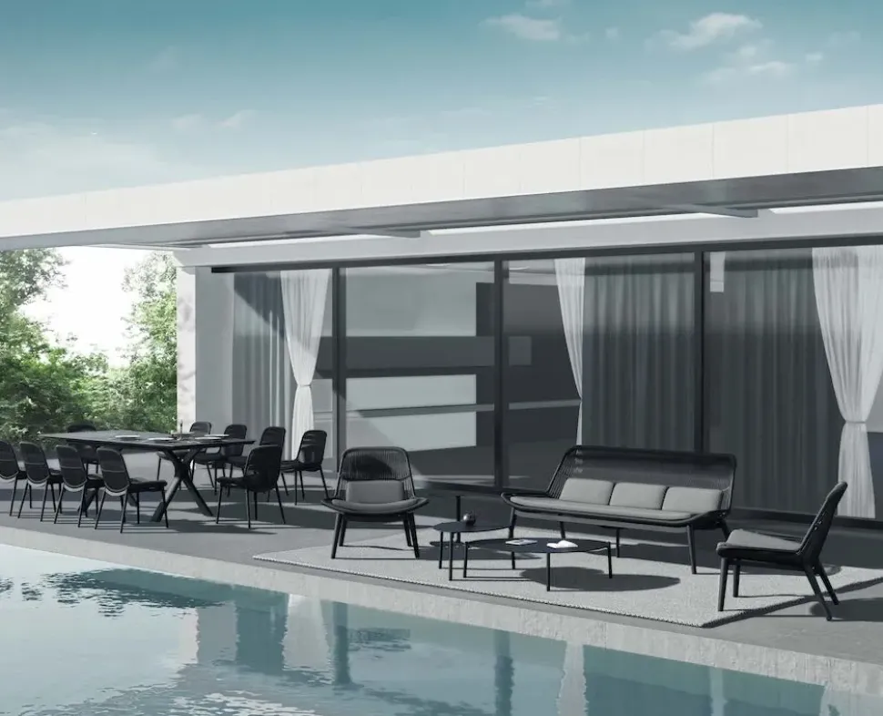 Set completo da giardino Como set Collezione esclusiva in Offerta Outlet