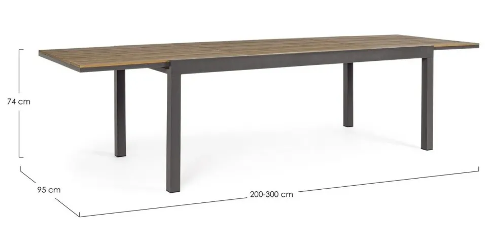 Set completo per l'esterno Elias e kubic Bizzotto in Offerta Outlet