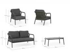 Set da giardino Miravet a marchio Bizzotto a prezzo ribassato