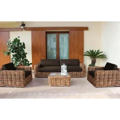 Set da giardino modello Polinesia 3 p Cosma outdoor living completo