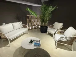 Set da giardino modello Set divanetto poltrone e tavolino abel  Talenti SCONTATO