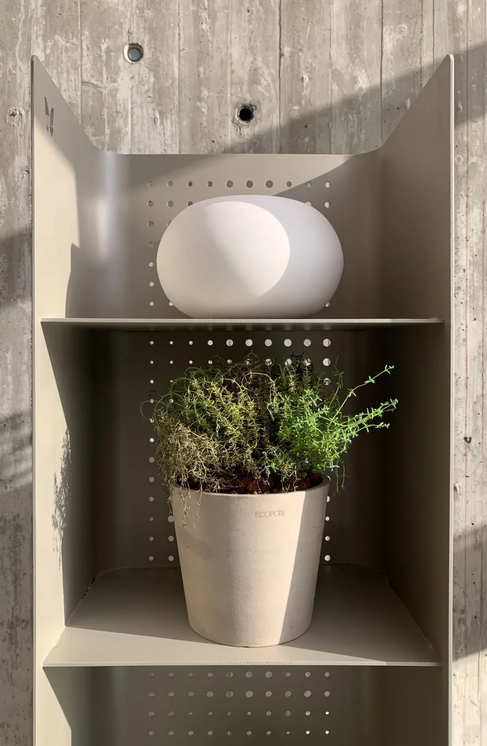 Set da giardino Pillar slim artigianale: completo e di stile!