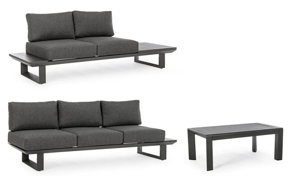 Set per l'esterno completo Salotto angolare konnor Bizzotto a prezzi outlet