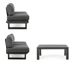 Set per l'esterno completo Salotto angolare konnor Bizzotto a prezzi outlet