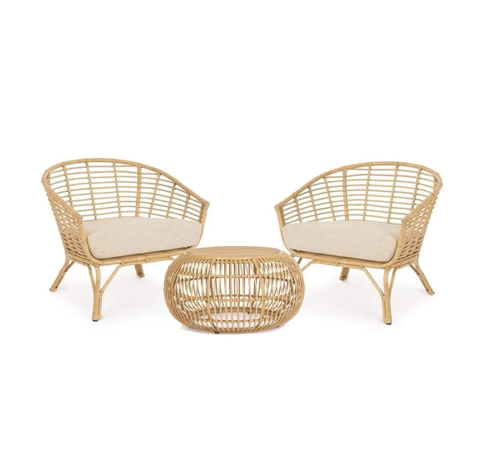 Set per l'esterno completo Salotto 3 pezzi mabel - bizzotto Bizzotto a prezzi outlet