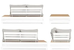 Set per l'esterno Salotto angolare osten a marchio Bizzotto a prezzo scontato