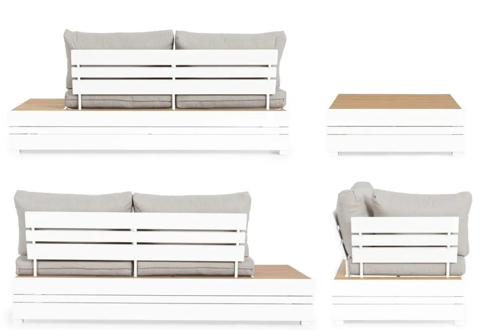 Set per l'esterno Salotto angolare osten a marchio Bizzotto a prezzo scontato